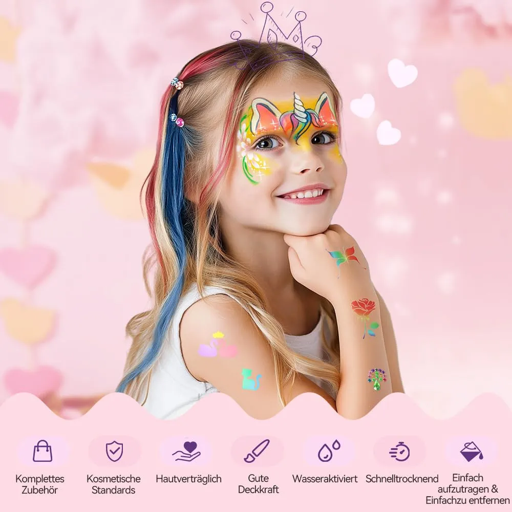 Janolia Gesichtsfarbe Kinderschminke Set 27 Farben wasserfest