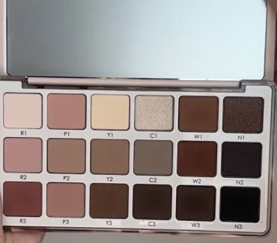 Natasha Denona Eye Sculpt Texture Tone Palette Soft matt