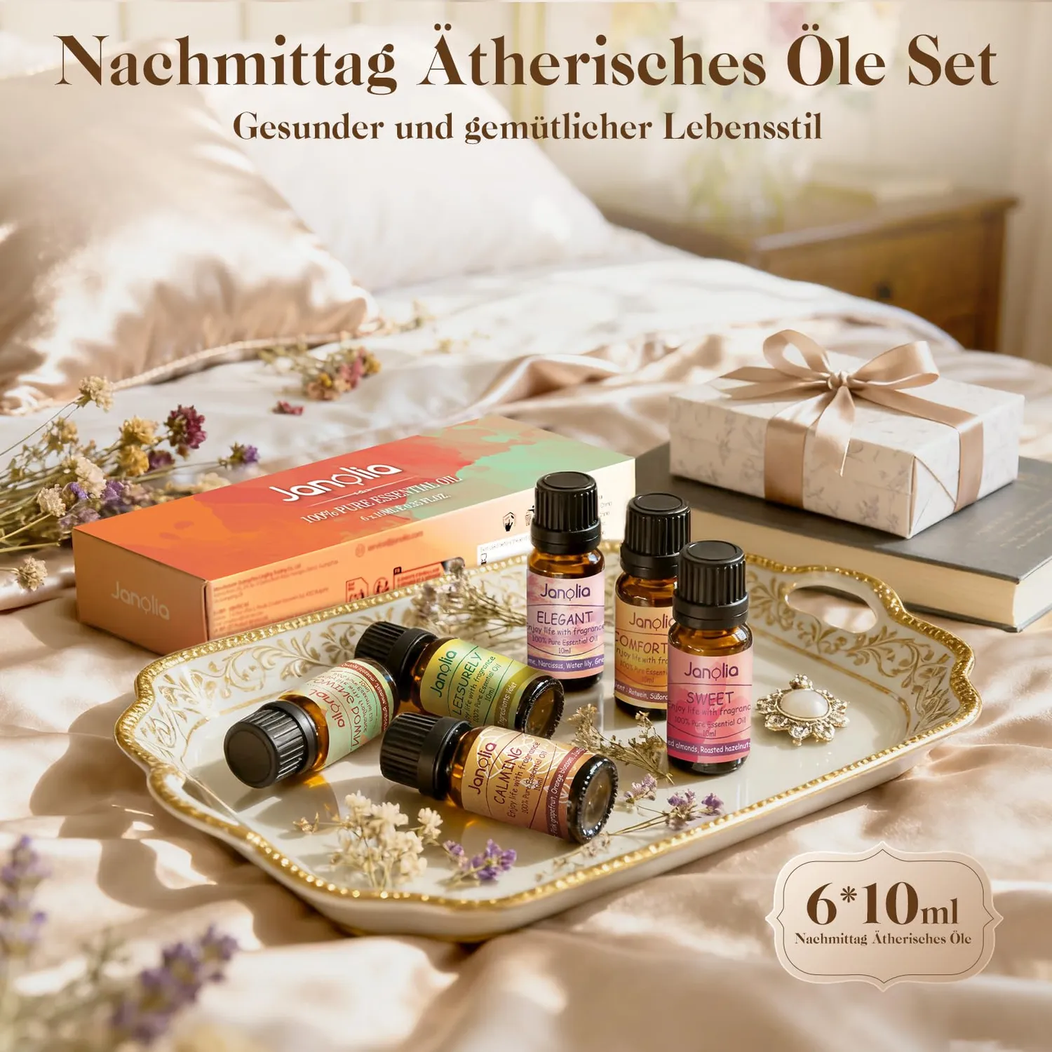 Janolia Ätherische Öle Set 6x10ml Diffuser