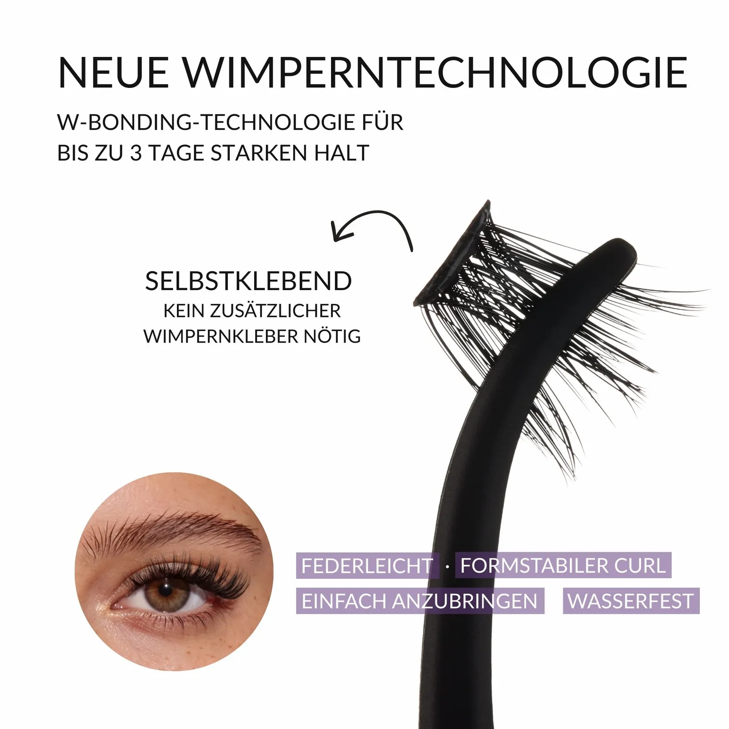 fleeky Press On Lashes After Party Wimpern selbstklebend