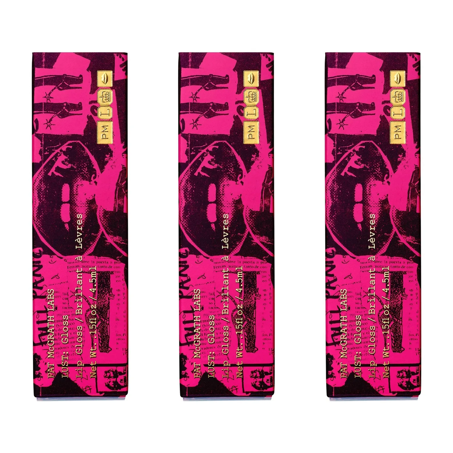 Pat McGrath Labs Lust Gloss Trio Lipgloss Divine Lover 3er glänzend