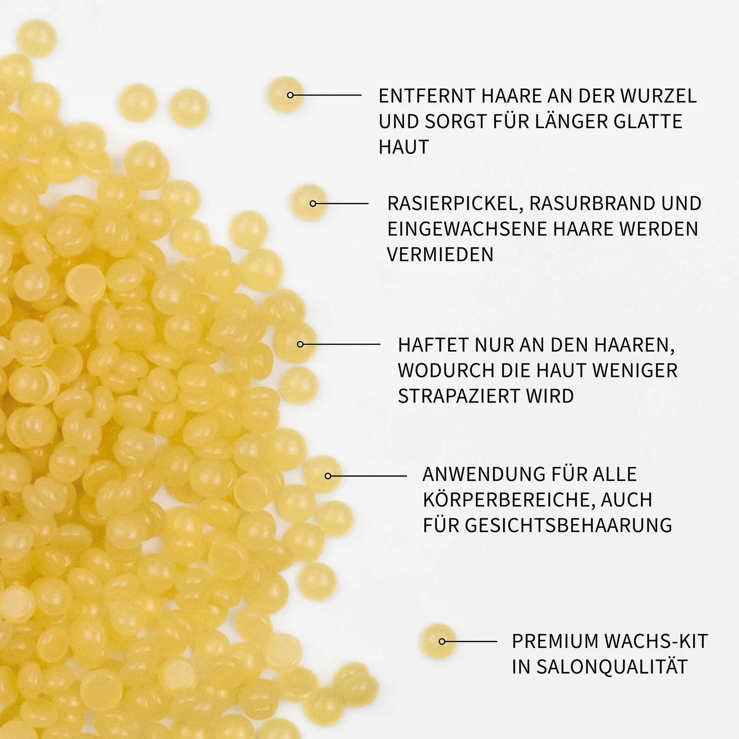 fleeky Wax Kit Heater Wachswärmer Set 400 g