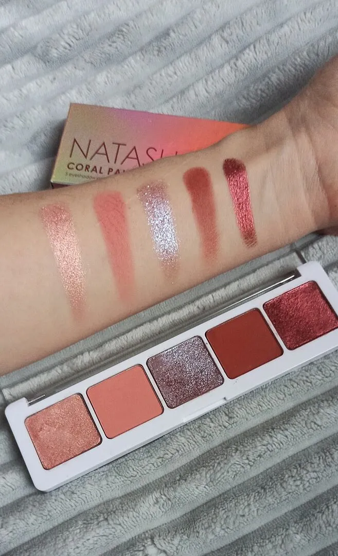 Natasha Denona Coral Lidschattenpalette 5x2,5g metallic