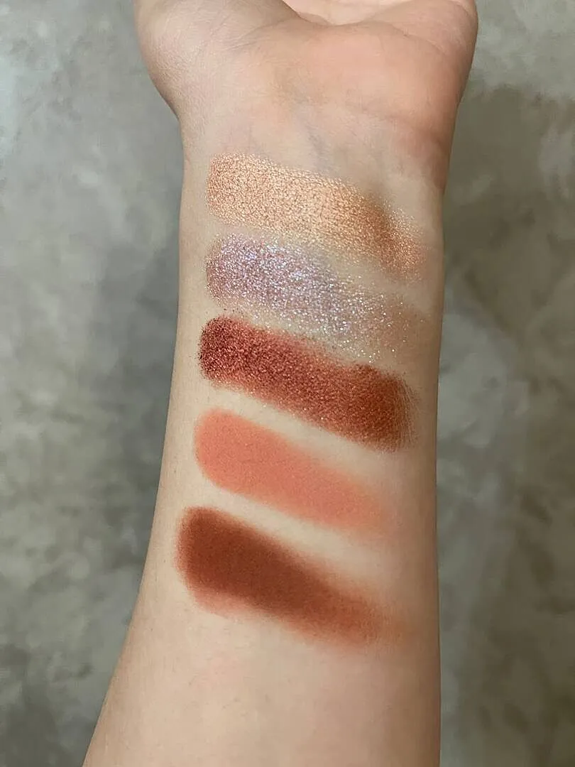 Natasha Denona Coral Lidschattenpalette 5x2,5g metallic