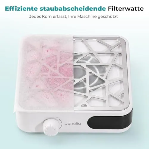 Janolia Nagelstaub Filterpapier 100 Stück PP weiß