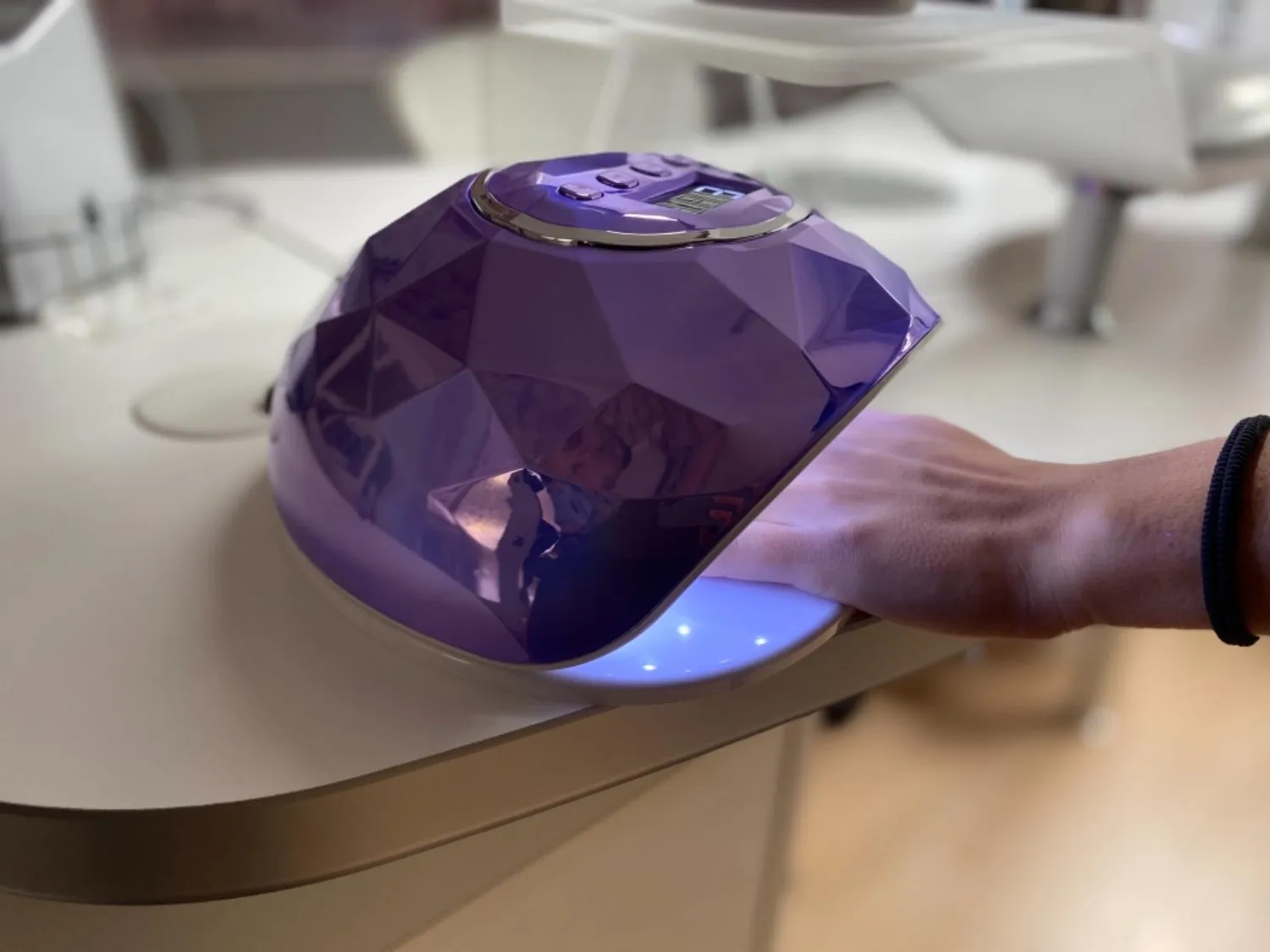 Janolia Nageltrockner UV LED Lampe 86W Weiß