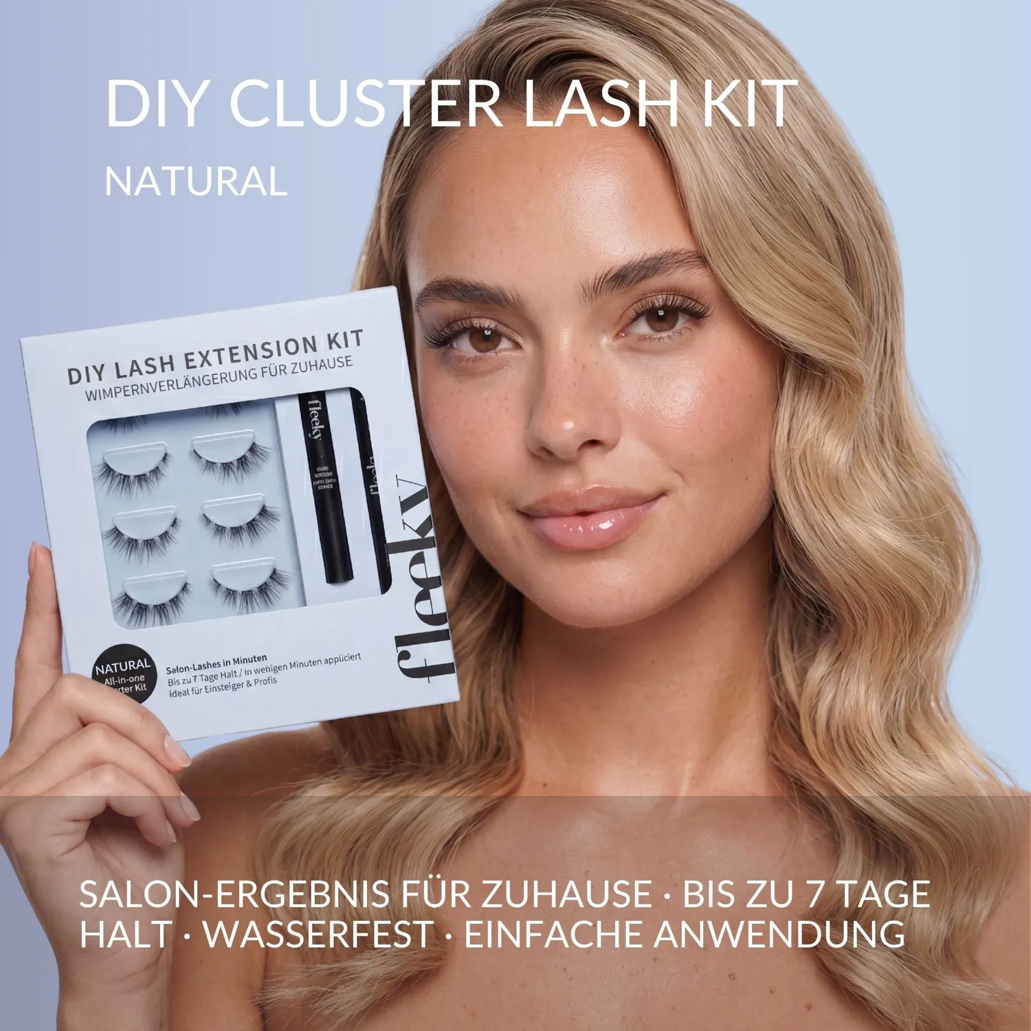 fleeky Natural Lashes Starter Kit falsche Wimpern natürlich