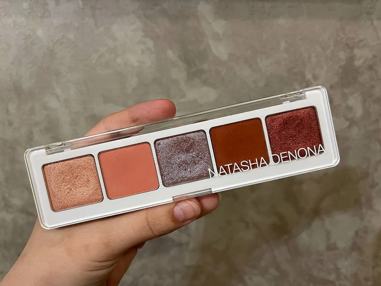 Natasha Denona Coral Lidschattenpalette 5x2,5g metallic