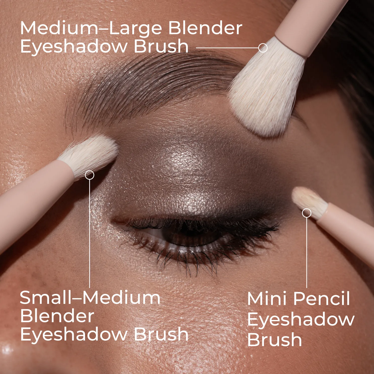 Natasha Denona HY-GLAM Brush Kit Pinselset vegan 5-teilig