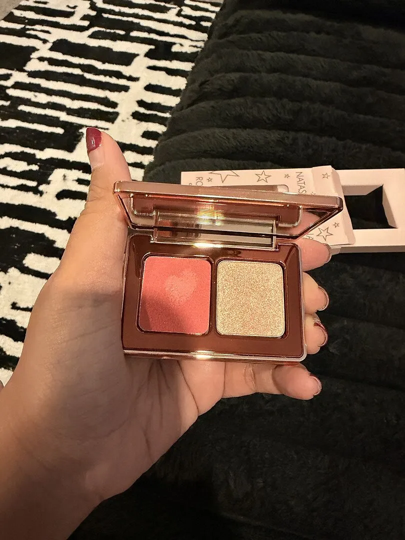 Natasha Denona Mini Rose Cheek Duo Blush Ornament cremig