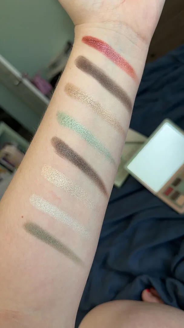 Natasha Denona Retro Glam Lidschatten Palette 15 Farben grün