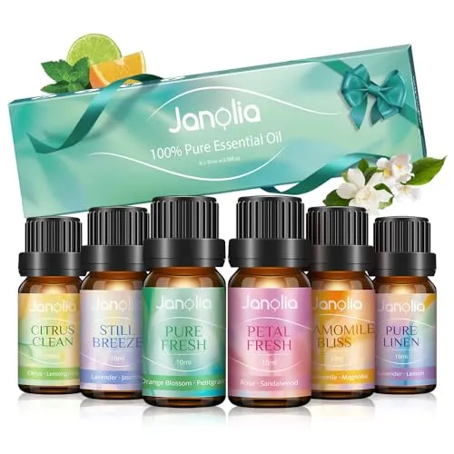 Janolia Ätherische Öle Set 6x10ml Diffuser naturrein