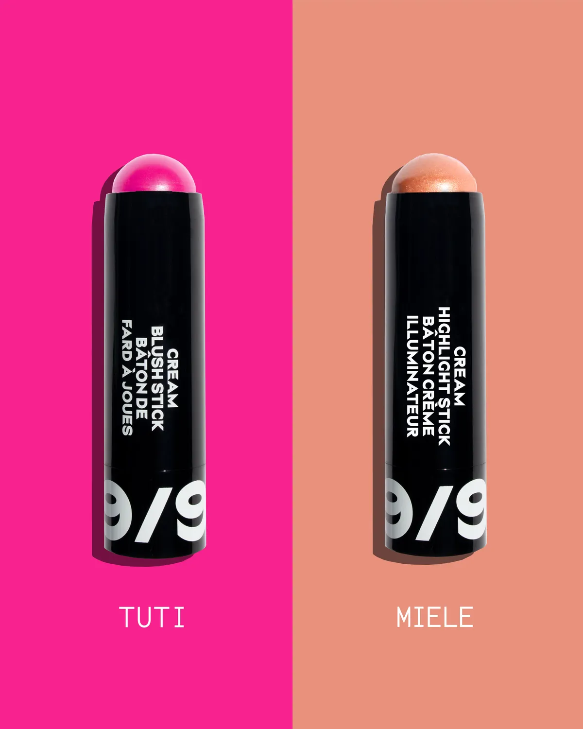 19/99 Cream Blush Highlight Duo Stick TUTI PERLA