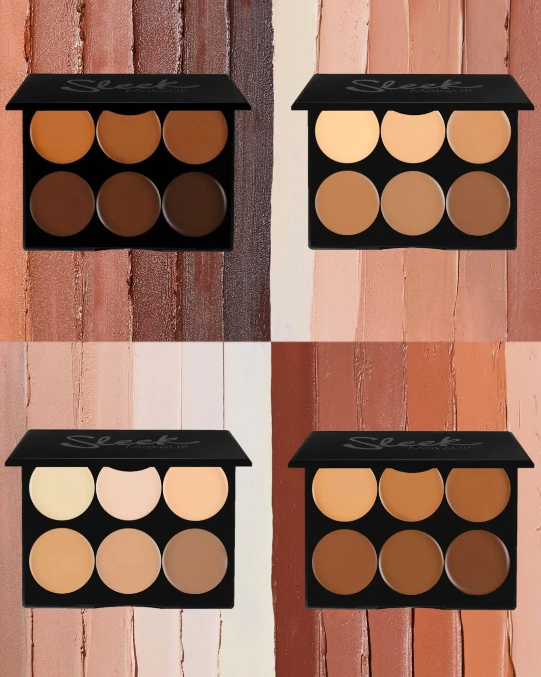 Sleek Cream Contour Kit Kontur Palette Medium 12 g matt