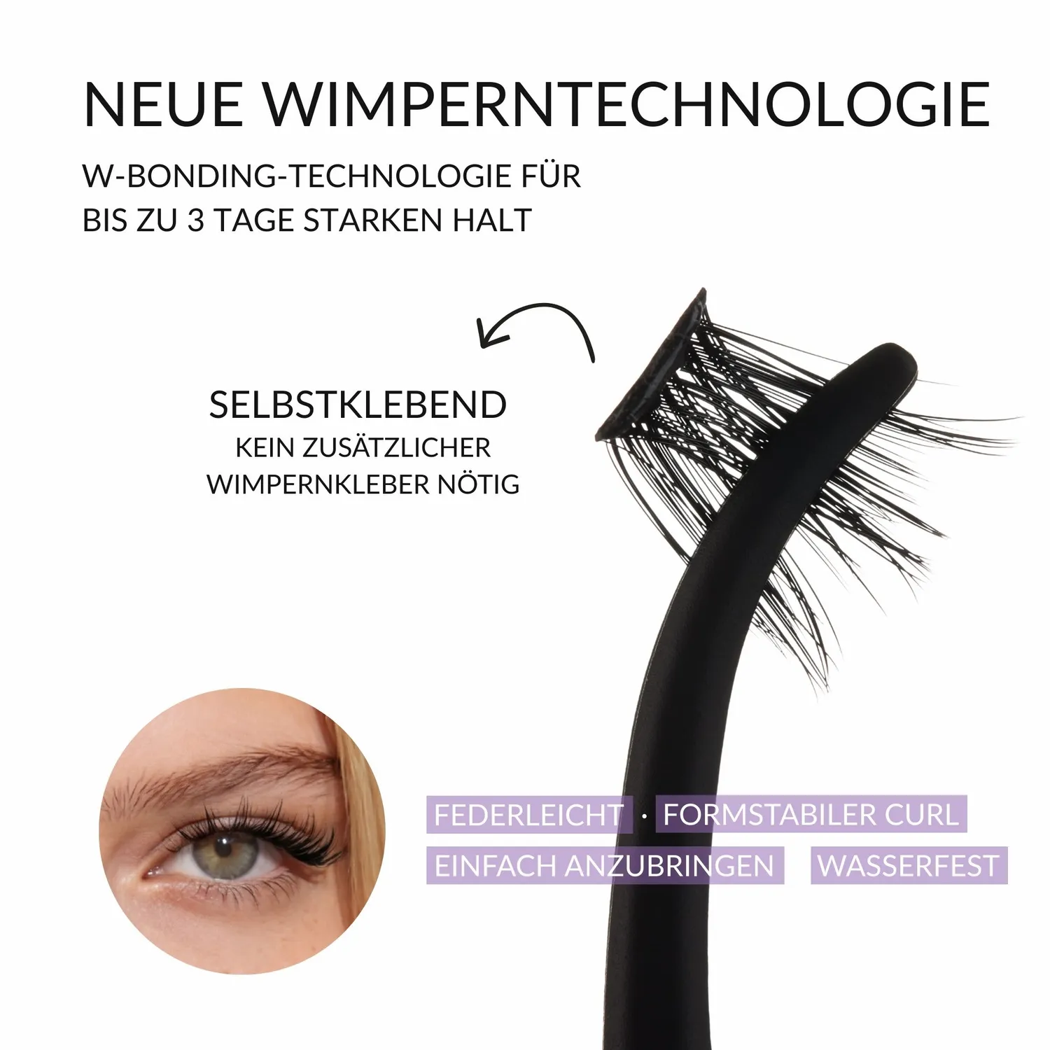 fleeky Press On Lashes Pool Party künstliche Wimpern