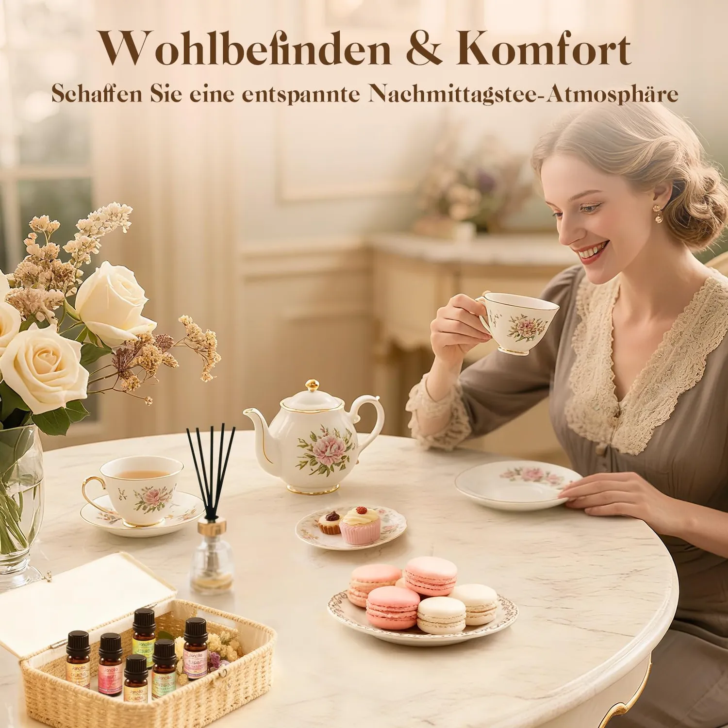 Janolia Ätherische Öle Set 6x10ml Diffuser