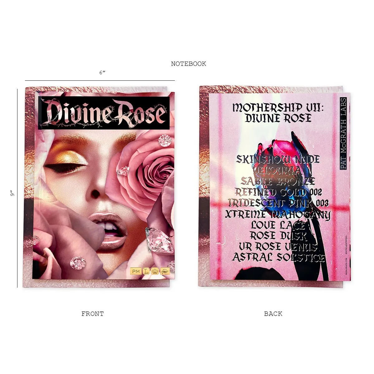 Pat McGrath Labs Divine Rose Poster Notizbuch Set Divine Rose