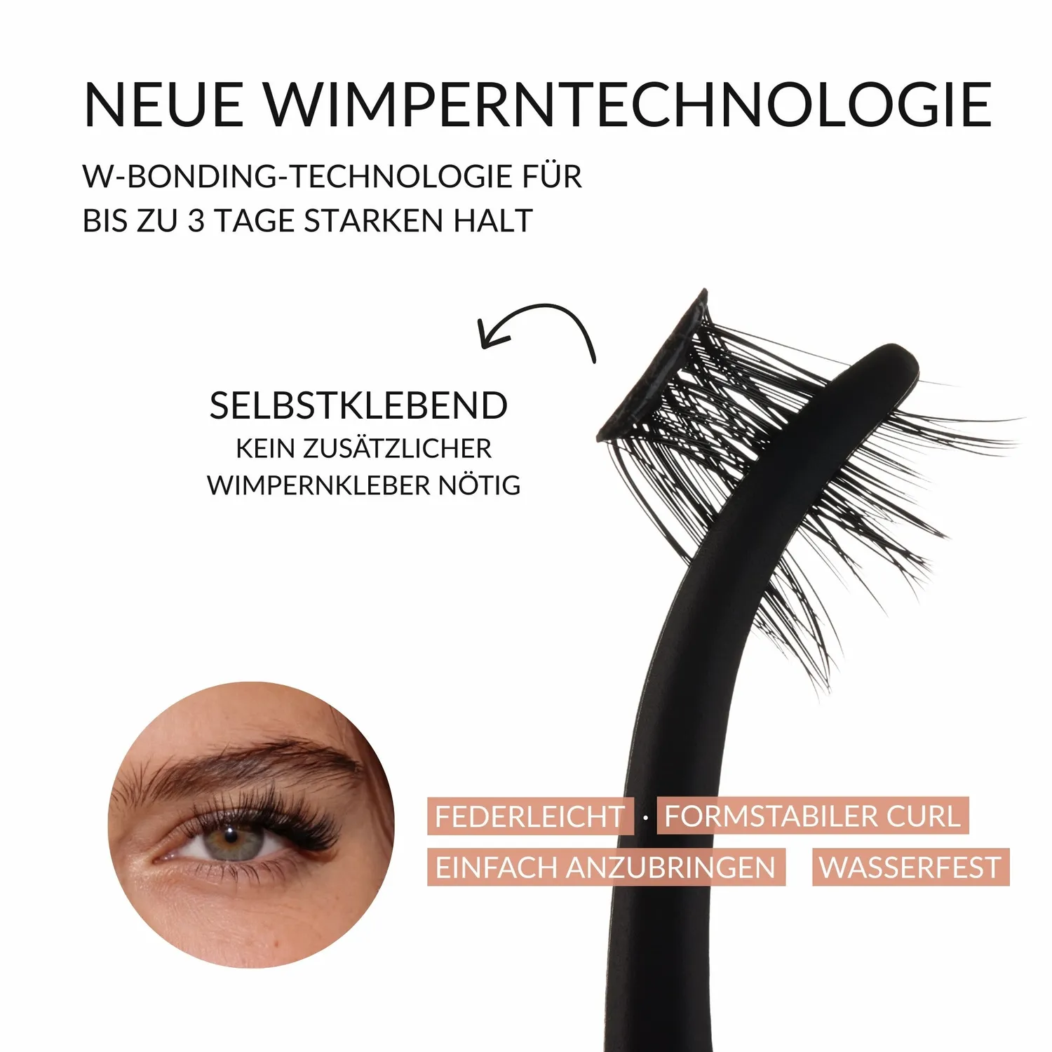 fleeky Press On Lashes Hangover Breakfast Wimpern natürlich