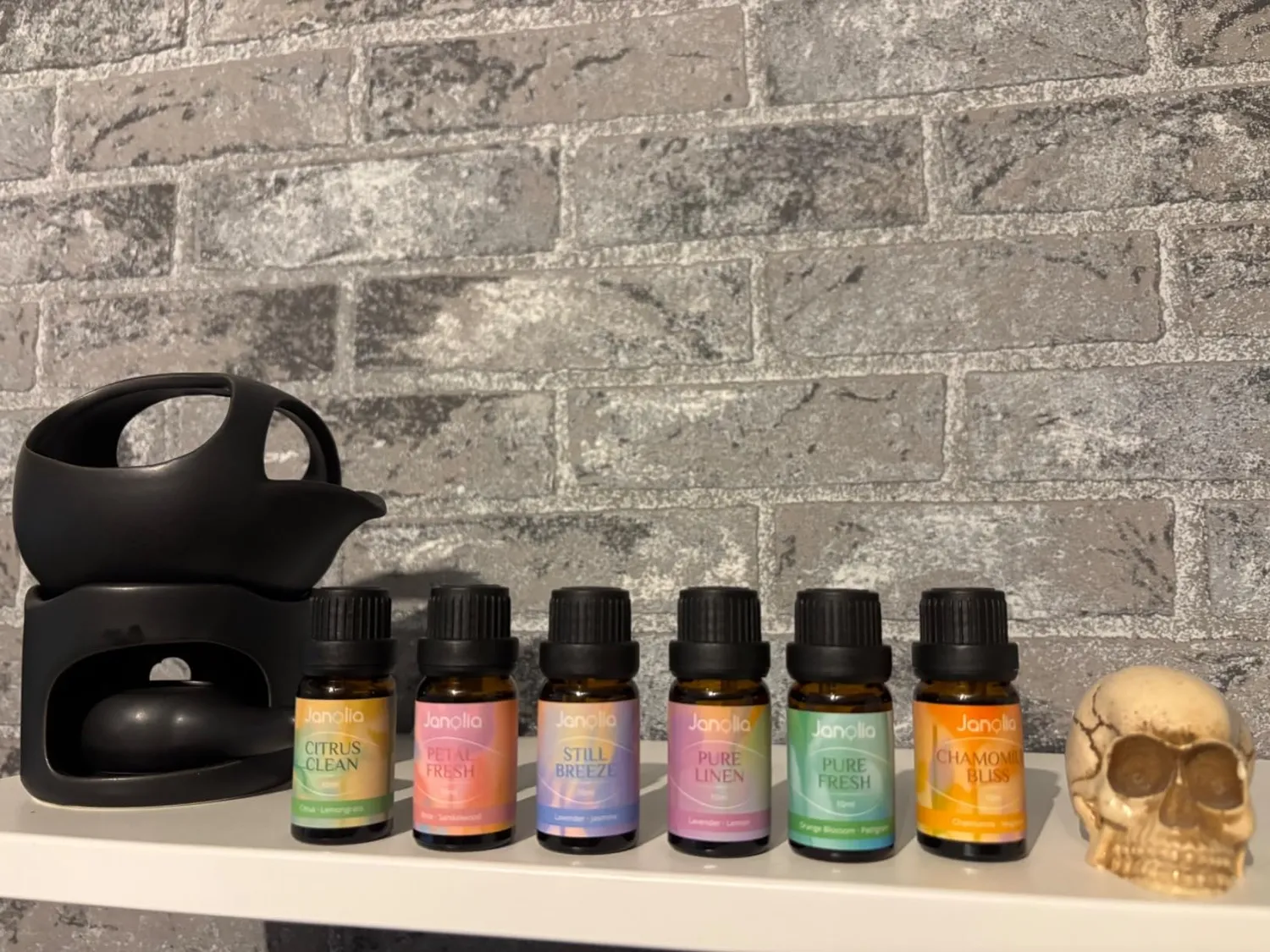 Janolia Ätherische Öle Set 6x10ml Diffuser naturrein
