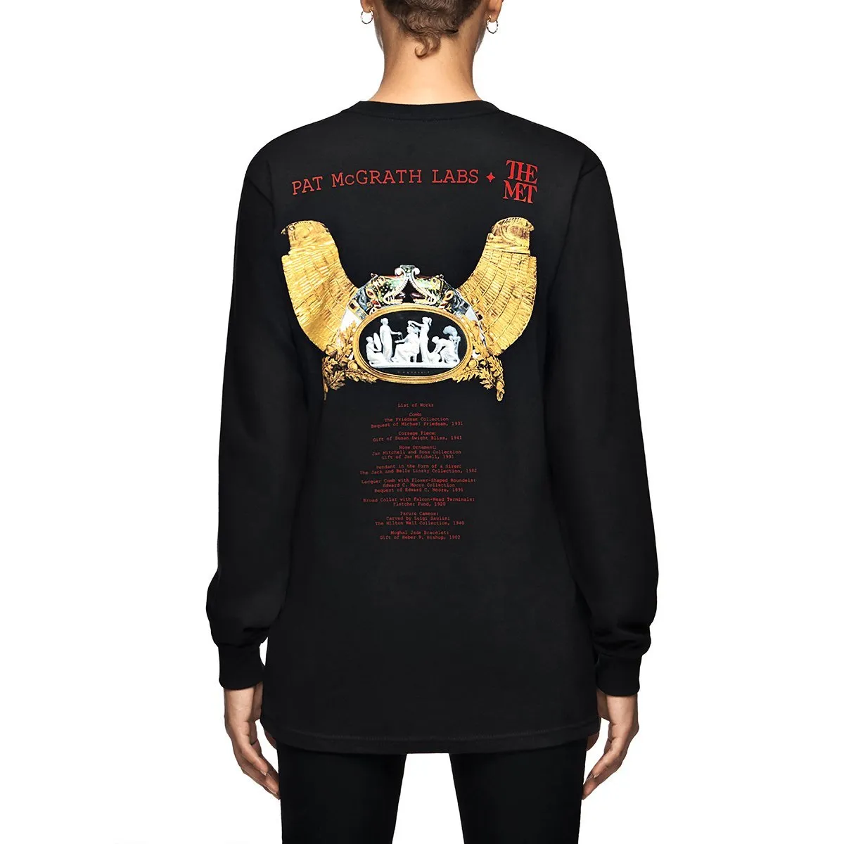 Pat McGrath PMG x The Met Adorned Langarmshirt L/S