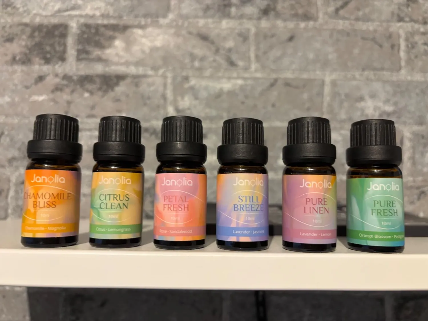 Janolia Ätherische Öle Set 6x10ml Diffuser naturrein