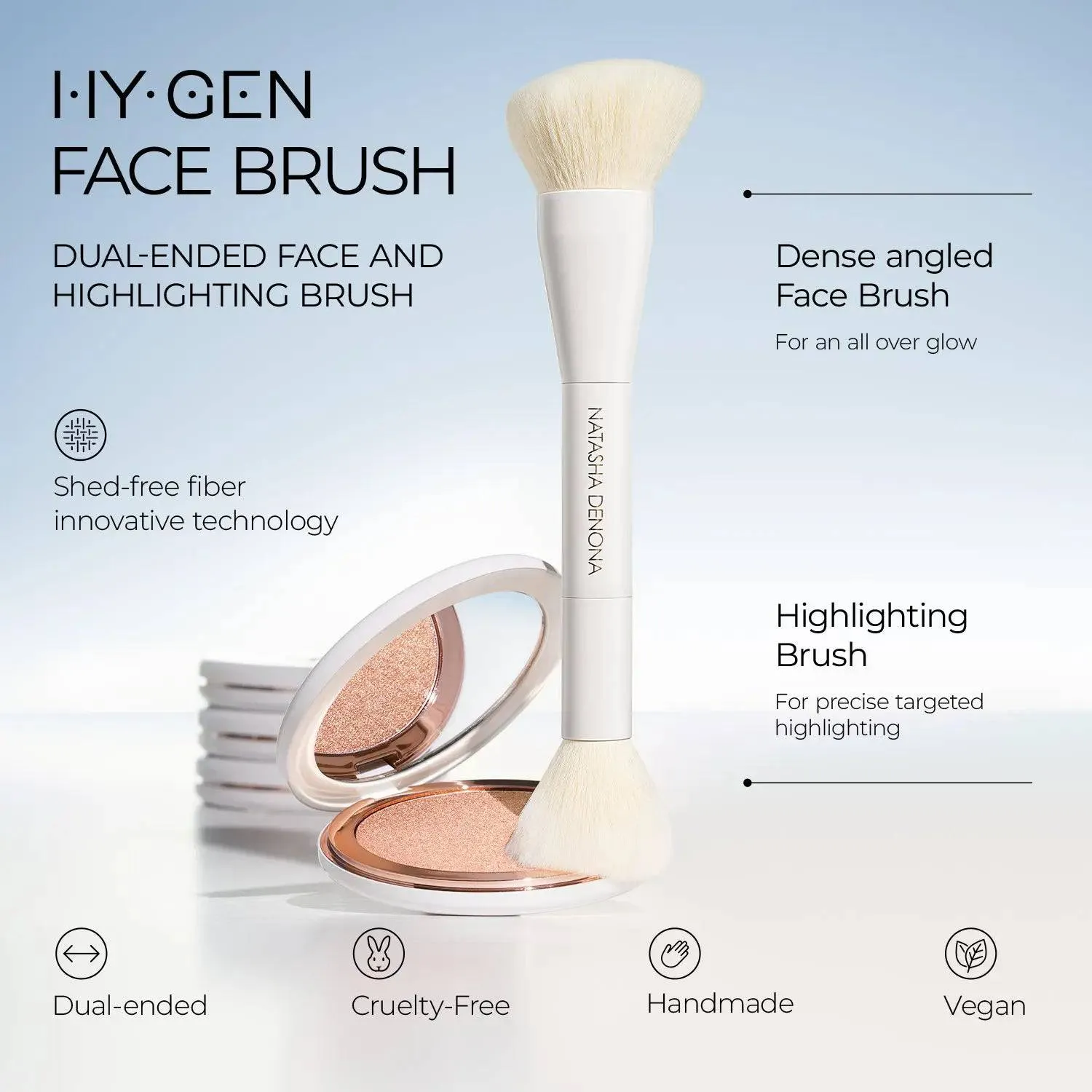 Natasha Denona HY-GEN Face Brush Gesichtspinsel vegan