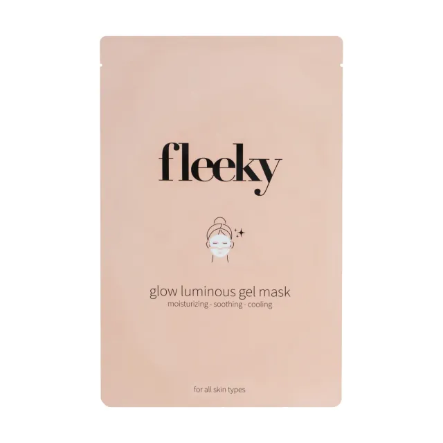 fleeky Glow Luminous Gel Maske Gesicht feuchtigkeitsspendend
