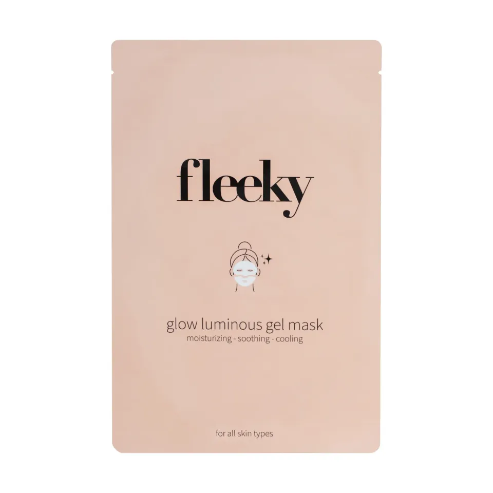 fleeky Glow Luminous Gel Maske Gesicht feuchtigkeitsspendend