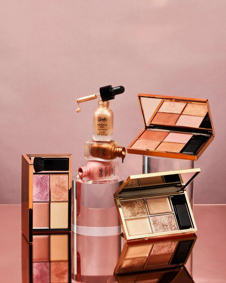 Sleek Solstice Highlighting Palette Highlighter warm